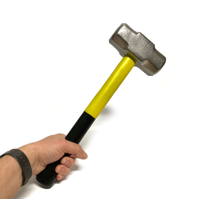 Foam Rubber Roughneck Mini Sledgehammer Prop 16 Inch  - Black and Yellow - Prop Money Inc.