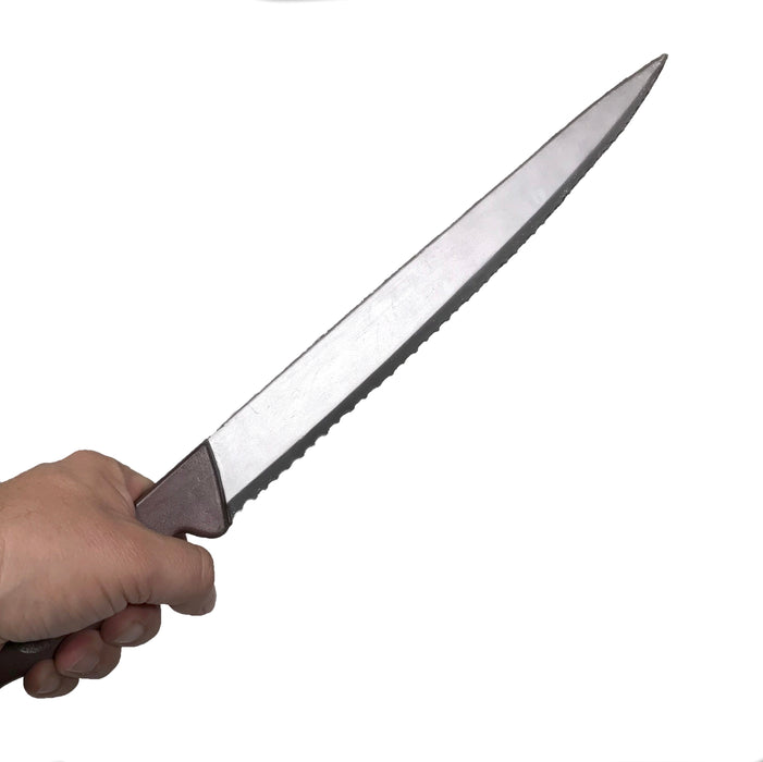 Large Serrated Style Knife Prop - Prop Money Inc.