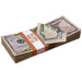 RealAged $50 prop money bills with realistic aged appearance