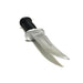Silver and Black 11 Inch Survival Style Training Knife - Solid Rubber Contact Prop with Safe Blade - Prop Money Inc.