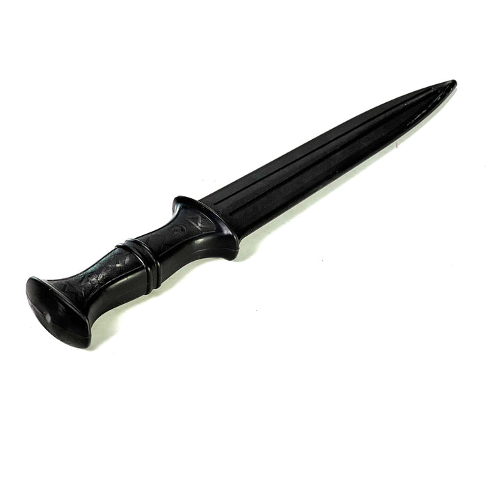 Spear Pointed Tactical Poly Training Knife Dagger Prop with 8.5 Inch Blade Geometric Pattern Handle - Prop Money Inc.