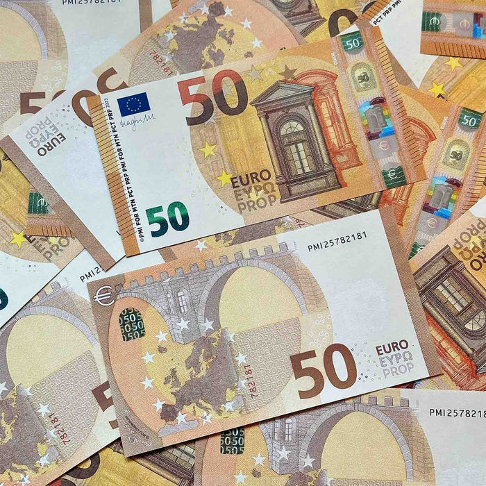 €20|€50|€100 €850 Euro Series Banknotes Mix