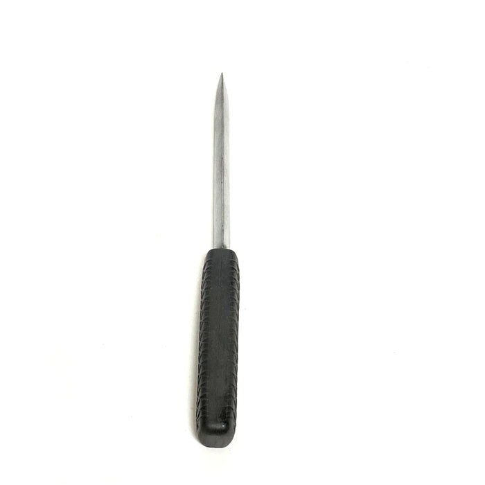 Silver and Black 9.5 Inch Training Knife - Solid Rubber Contact Prop with Safe Blade - Prop Money Inc.