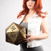 Giant D20 Die 10" Tall Display Prop - Prop Money Inc.
