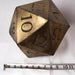 Giant D20 Die 10" Tall Display Prop - Prop Money Inc.