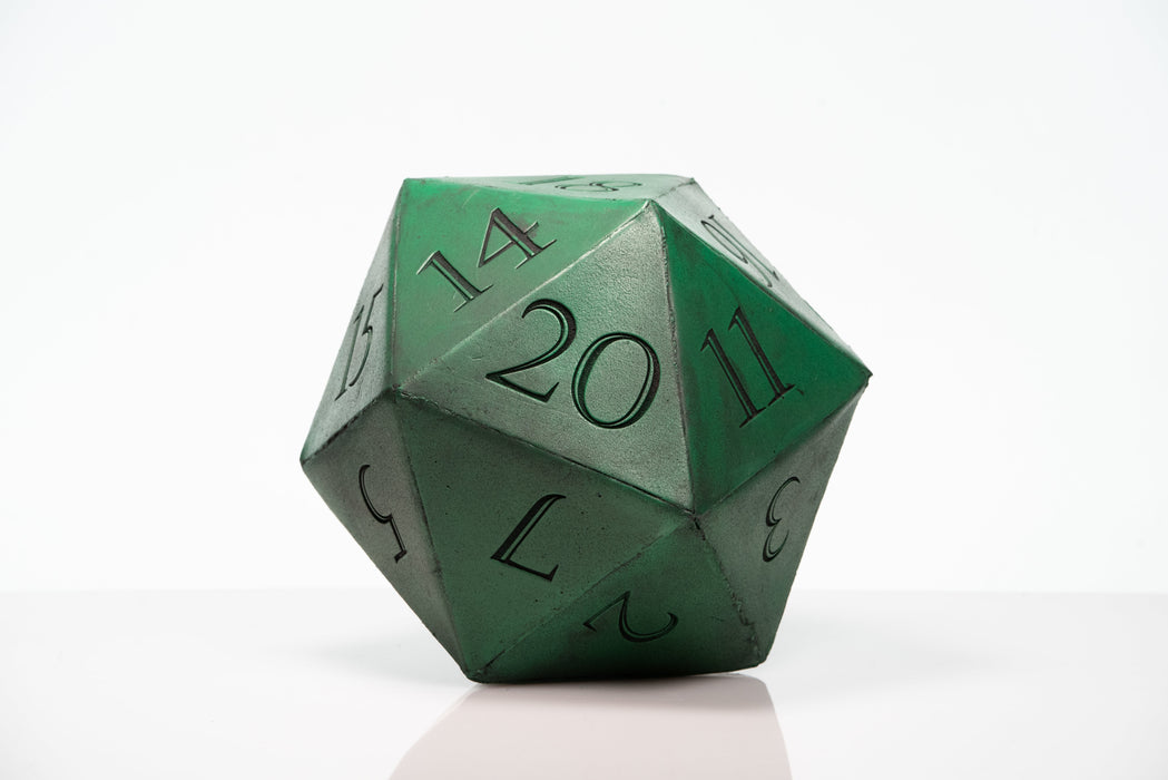 Giant D20 Die 10" Tall Display Prop - Prop Money Inc.