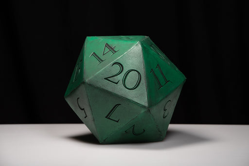 Giant D20 Die 10" Tall Display Prop - Prop Money Inc.