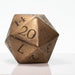 Giant D20 Die 10" Tall Display Prop - Prop Money Inc.
