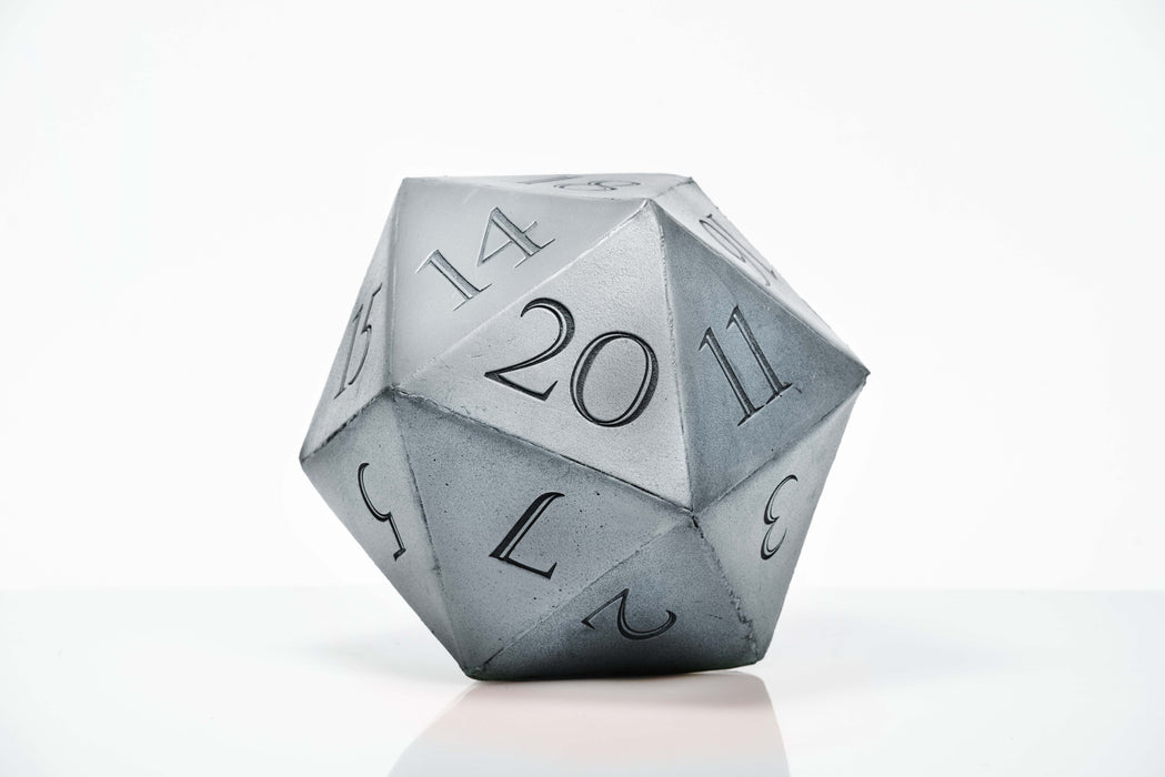 Giant D20 Die 10" Tall Display Prop - Prop Money Inc.
