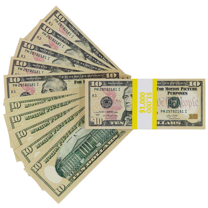 $1,000 Full Print New Series Prop Money Stack - Prop Money Inc.