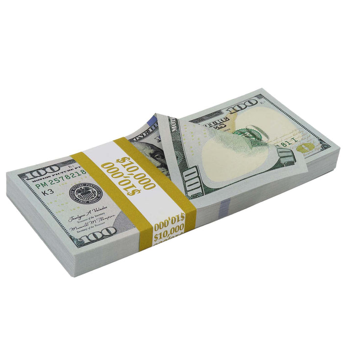 $500,000 New Series Full Print Prop Money Stacks & Briefcase - Prop Money Inc.