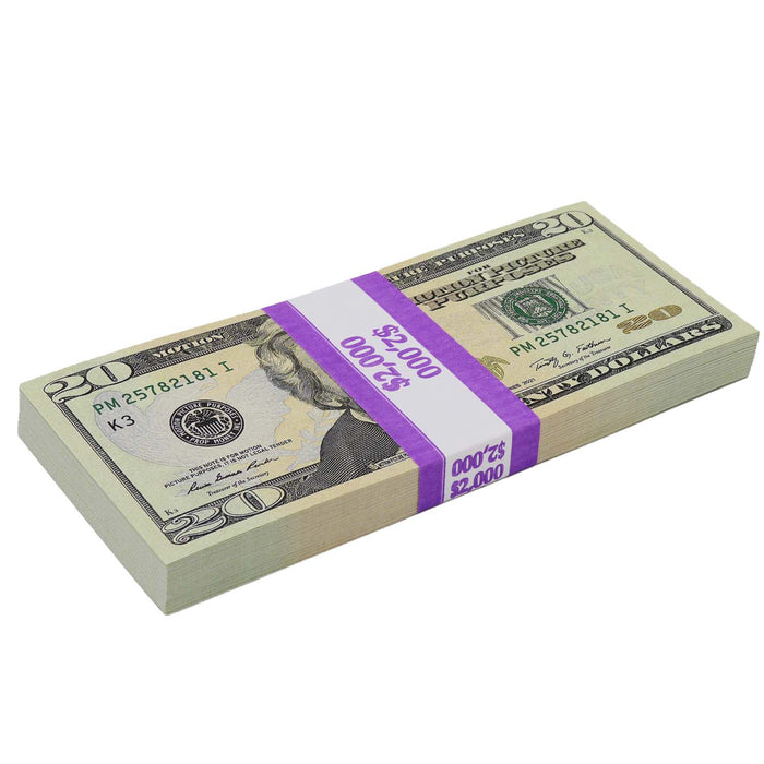 $17,000 Full Print New Series Prop Money Stacks Mix - Prop Money Inc.