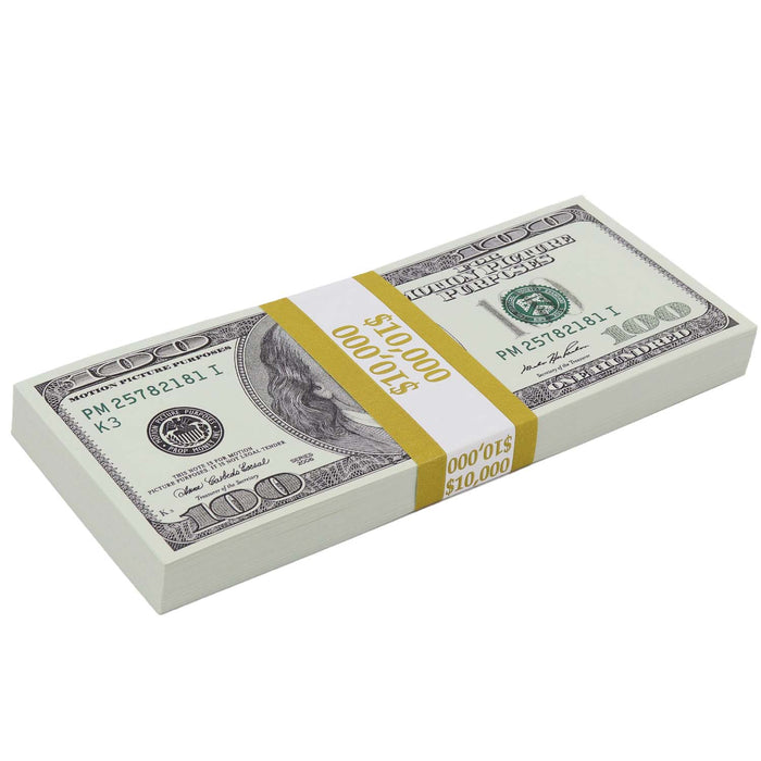 $1,000,000 2000 Series Full Print Prop Money Stacks - Prop Money Inc.