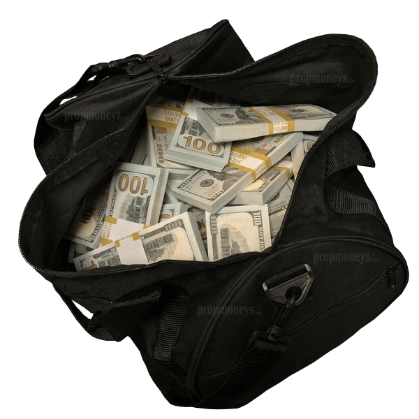 $500,000 New Series Full Print Stacks Duffle Bag - PropMoney.com