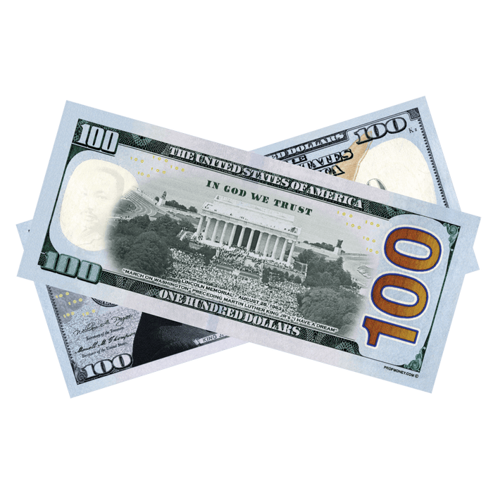 Martin Luther King Jr tribute bill design for educational displays and collectors